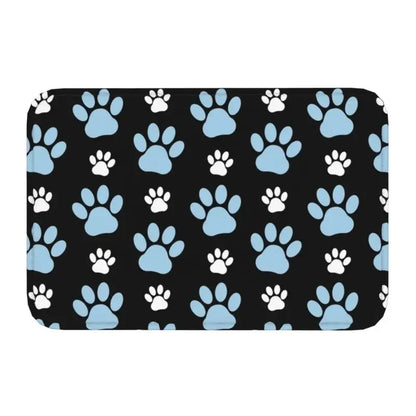 Personalized Paw Prints Dog Doormat Mat Anti-Slip Animal Kitchen Bath Balcony Rug Carpet 40*60cm