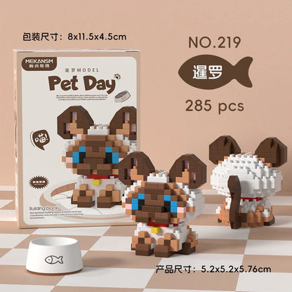Animal Mini Building Blocks Set – Small Particle DIY Assembly Bricks for Kids Ages 10–12, Educational Birthday Toy