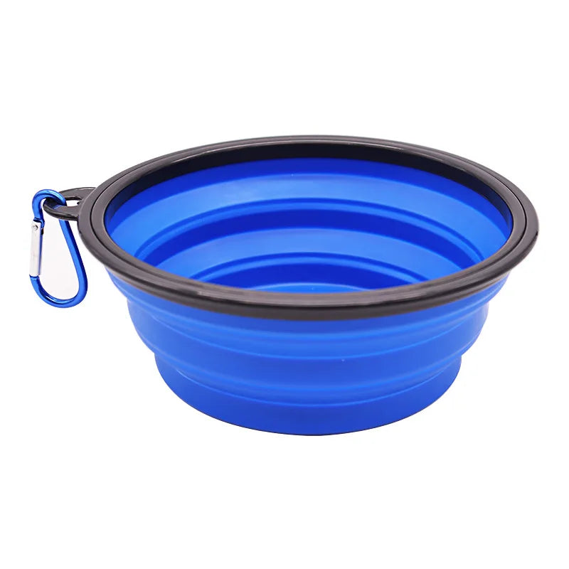 Pet Portable Collapsible Silicone Water Bowl