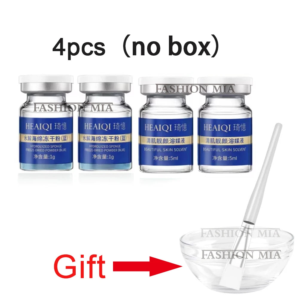 Sponge Crystallite Blue Copper Peptide Collagen Regeneration Natural Biological Extract Sponge Spicules Cell Renew Skin Care