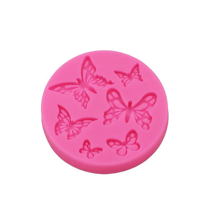 GJ-374 Butterfly Silicone Molds Flip Cake Molds Baking Tools Cake Decoration Chocolate Molds DIY Drip Molds