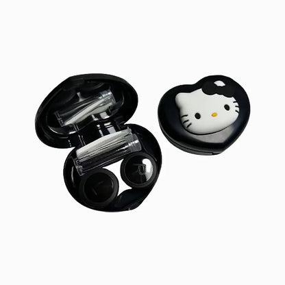 Hello Kitty Portable Contact Lens Case Cartoon Cute Kuromi Kawaii