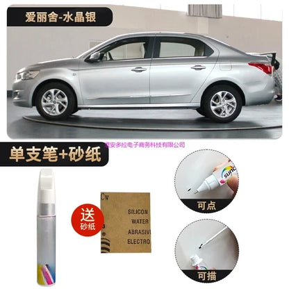 Car Touch up Pen Adapter for Citroen Elysee Paint Fixer White Crystal Silver Elysee Car Accessories Car Paint Car Touch up Pen