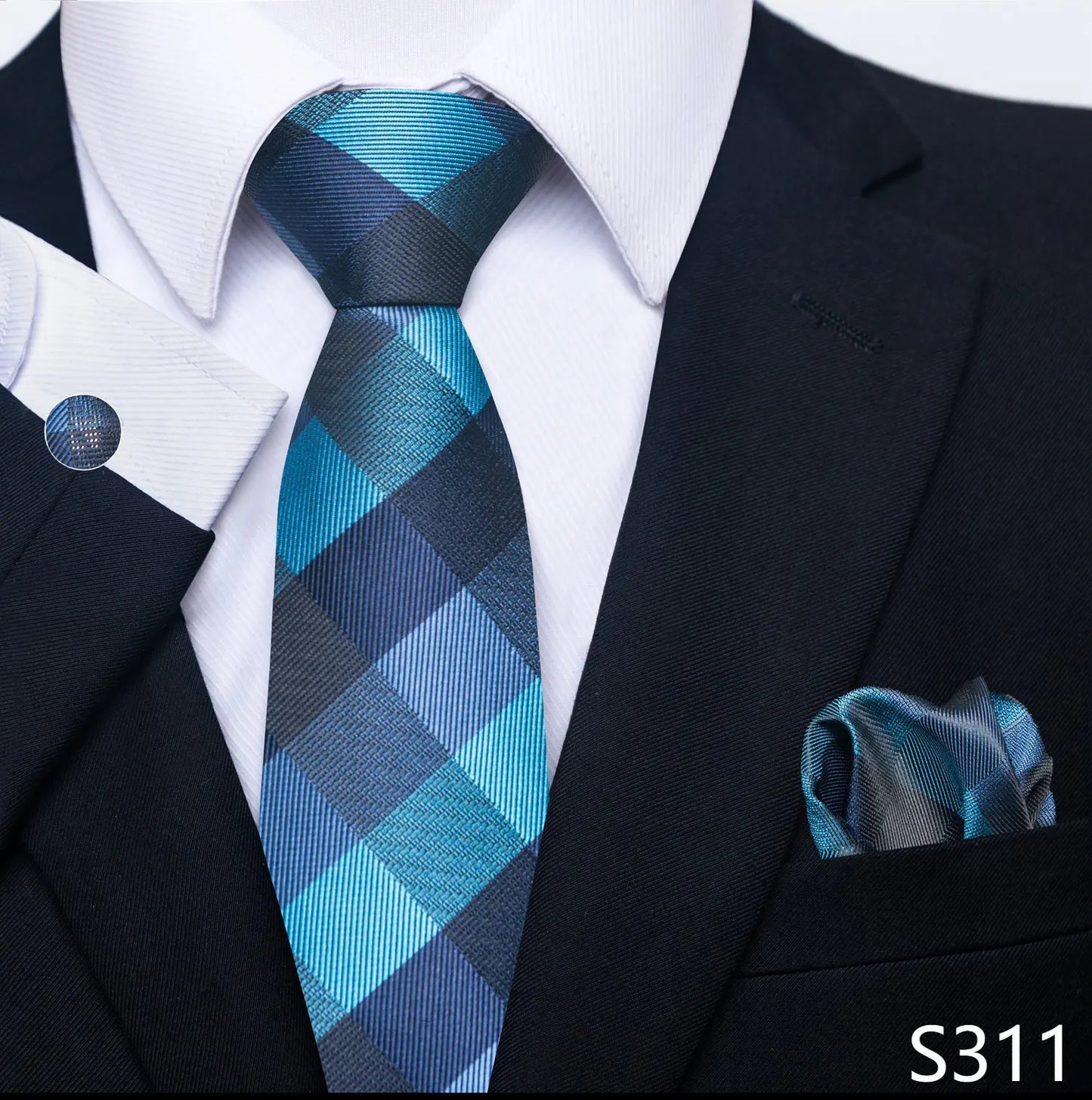 8 cm Tie Pocket Squares Necktie  Set