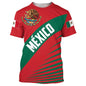 Mexico T-Shirts Mexican Flag 3D Print Streetwear Men Women Fashion Oversized Short Sleeve T Shirt Kids Tees Tops Clothing