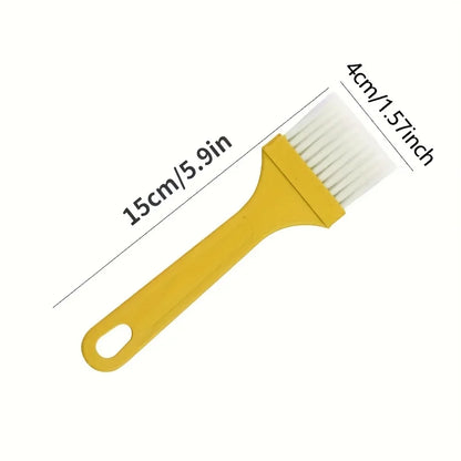 2PC heat-resistant holiday kitchen oil brush, perfect for portable baking brushes used in barbecue, baking, cooking, home
