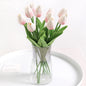 5/10Pcs Artificial Tulip Flowers Bouquets Indoor Home Room Decor Garden Wedding Decoration Party Table Vase Ornament Fake Flower