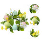 Candy Color Egg Candle Holder Flower Wreath Easter Party Decoration Desktop Home Centerpieces Table Arrangement Candles Wreath