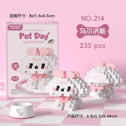 Animal Mini Building Blocks Set – Small Particle DIY Assembly Bricks for Kids Ages 10–12, Educational Birthday Toy