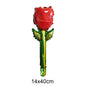 0/30/50pcs Mini Love Flower Balloons – Bouquet‑Style Heart Balloons for Valentine’s Day, Mother’s Day & Wedding DIY Decor