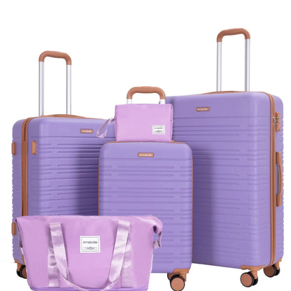 Luggage Sets 3-Piece Suitcases with Double Spinner Wheel ABS Hard Case Luggage with TSA Lock