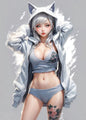 Sexy Cartoon Girl Wall Art Poster Prints Anime Women Modern Canvas Painting Home Decor Picture Living Room Murals Pintura