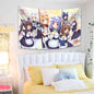Kawaii Nekopara Anime Tapestry – Cute Wall Hanging Room Decor