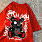 Exploding Black Puppet Bear Men T-Shirts High Quality Cotton