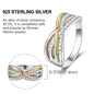 925 Sterling Silver Ring – Colorful Cubic Zirconia Women’s Wedding & Engagement Jewelry