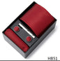 Men's  Tie Pocket Squares Necktie Box Set