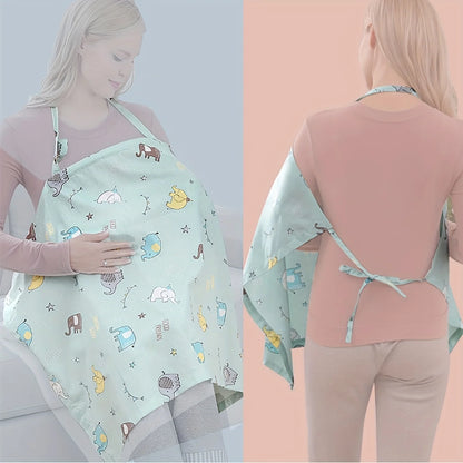 Maternity Nursing Cover Scarf, Baby Stroller,Car Seat Cover,Lightweight & Breathable Nursing Apron for Breastfeeding