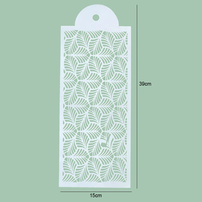 FAIS DU Fondant Cake Mesh Stamps Stencils For DIY Craft Making Wedding Cake Design Plastic Spray Template Cookie Painting Mold