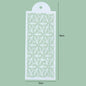 FAIS DU Fondant Cake Mesh Stamps Stencils For DIY Craft Making Wedding Cake Design Plastic Spray Template Cookie Painting Mold