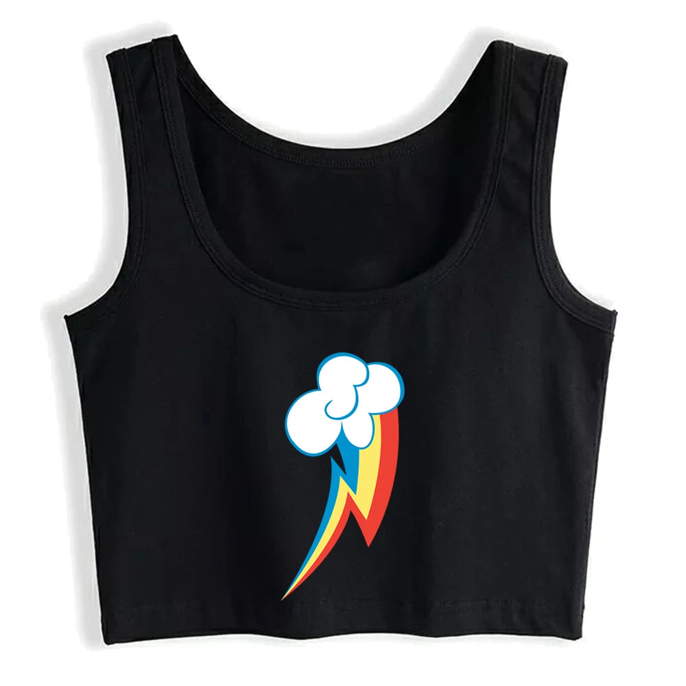 Rainbow Dash Crop Top