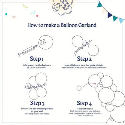 124 Pieces Ocean Theme Balloon Arch Set for Birthday Backdrop Pool Beach Party Sea World & Summer Decoration