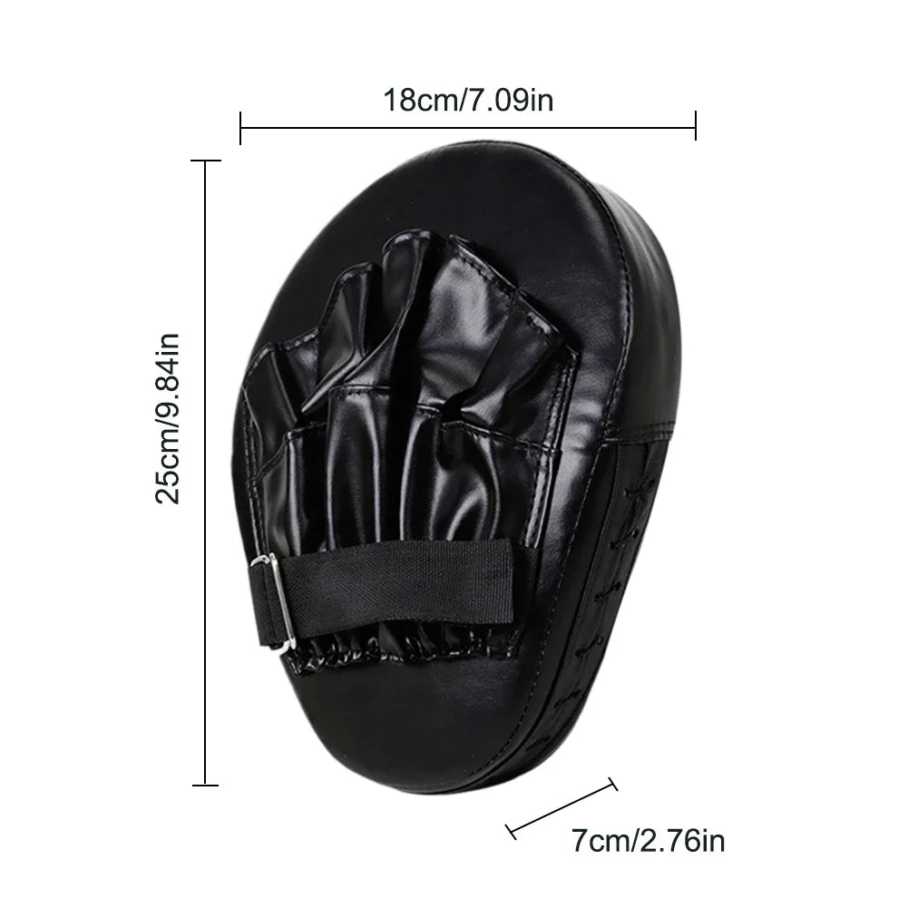 Kick Boxing Gloves Pad PU Leather for Adults Kids MMA Karate Muay Thai Free Fight Training Equipment