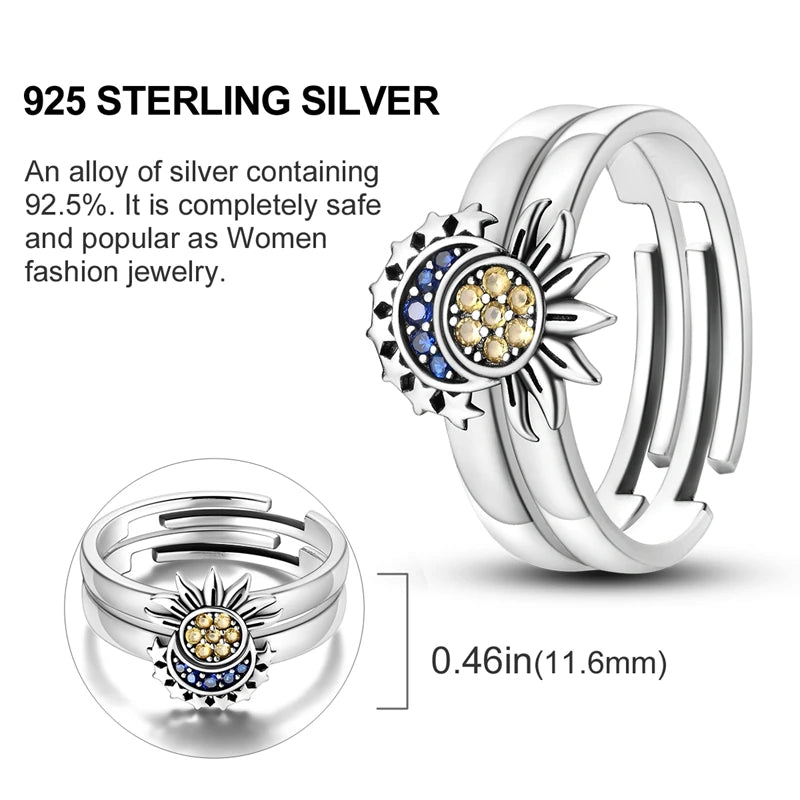 925 Sterling Silver Ring – Colorful Cubic Zirconia Women’s Wedding & Engagement Jewelry