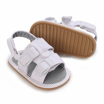 Toddler First Walker Baby Crib Newborn Baby Summer Sandals Infant Boy Girl Shoes Rubber Soft Sole Non-Slip