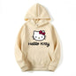 Hello Kitty Women’s Hoodie – Casual Y2K Long Sleeve Sweatshirt