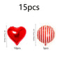 18" Love Heart Foil Balloon Set – Valentine’s Day, Wedding, Birthday & Anniversary Decor