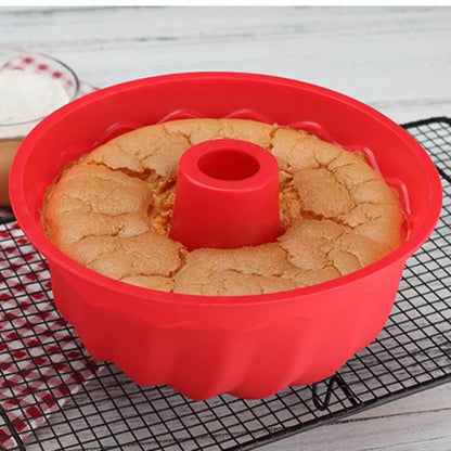 Silicone Cake Mold Round Shape Oven Cake Mold Silicone Bread Pan 12 Holes Muffin Cupcake Baking Pans Resin Molds