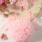 Newborn Baby Girl Photoshoot Outfit: Pink Polka Dot Romper with Bow Headband, Ideal for 1-Month Infant Photography Props
