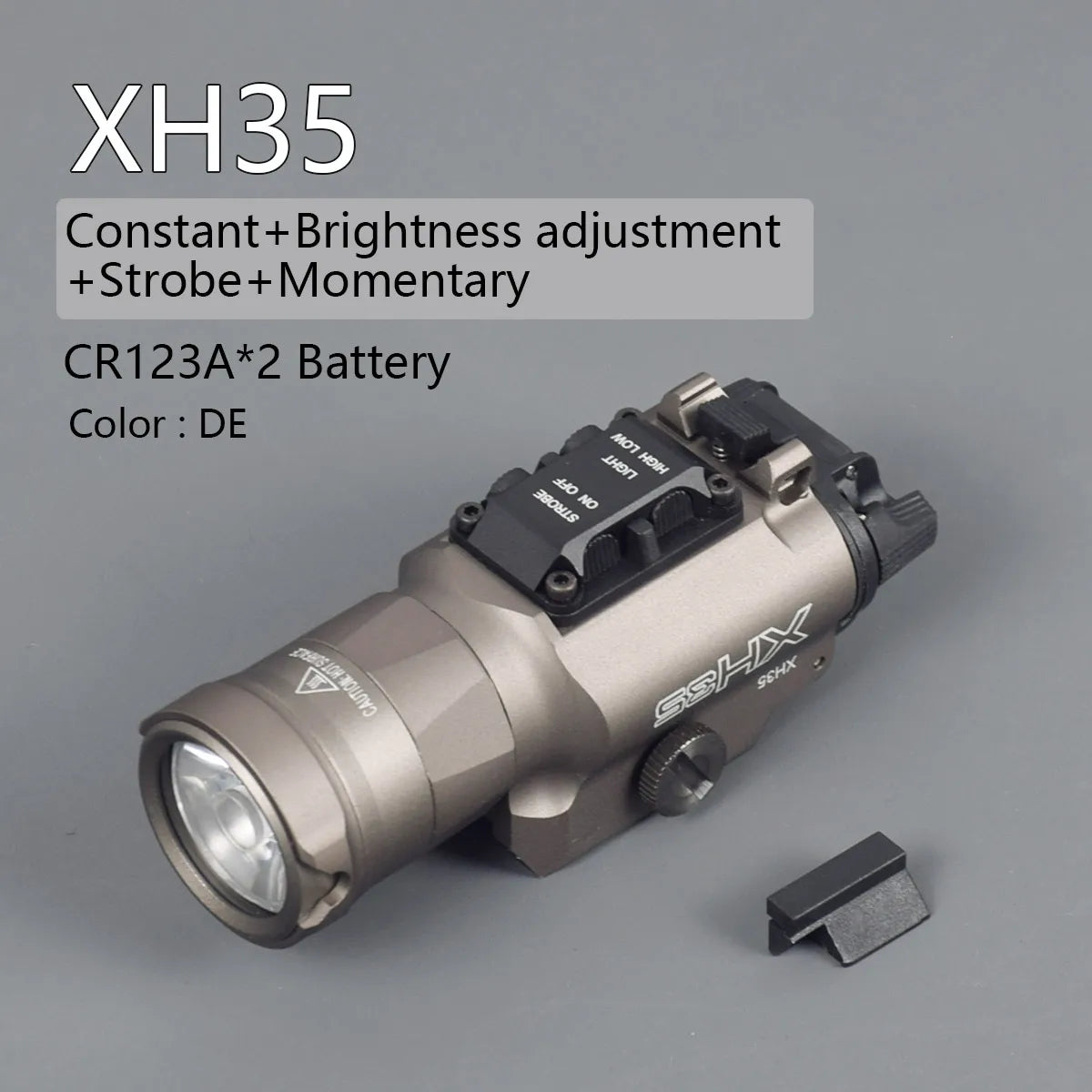 Tactical SureFire LOGO X300 Ultra XH35 X300UH-B Weapon Gun Light Lanterna Torch For Airsoft Pistol Glock 17 18 19 22 20mm Rail
