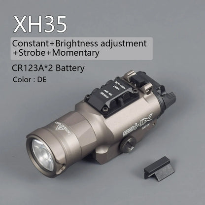 Tactical SureFire LOGO X300 Ultra XH35 X300UH-B Weapon Gun Light Lanterna Torch For Airsoft Pistol Glock 17 18 19 22 20mm Rail