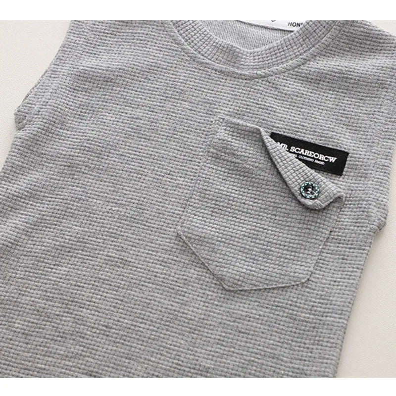 Summer Clothes Children Boys Vest Shorts 2Pcs/Sets