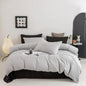 Solid Color Quilt Cover New Milled Washed Cotton Single Bed Duvet Europe US Popular Skin-friendly 220x240 Double Use Bedding