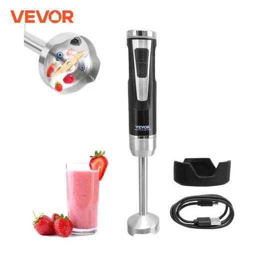 8 Speed Immersion Mini Portable Handheld Blender Mixer Machine 200W 500W Cordless