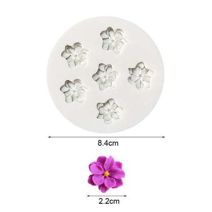 Flower Rose Silicone Mold Resin Tools Chocolate Sugarcraft Mould Fondant Cake Decorating Tools