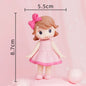 Princess Cake Topper Beautiful Girl with Bow Stars for Happy 1st Birthday Party Cake Decoration Baby Shower Party Supplies