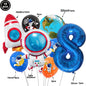 4D Standing Astronaut Spaceman Balloons Rocket Foil Balloons Kids Toys Baby Shower Outer Space Themed Birthday Party Decorations