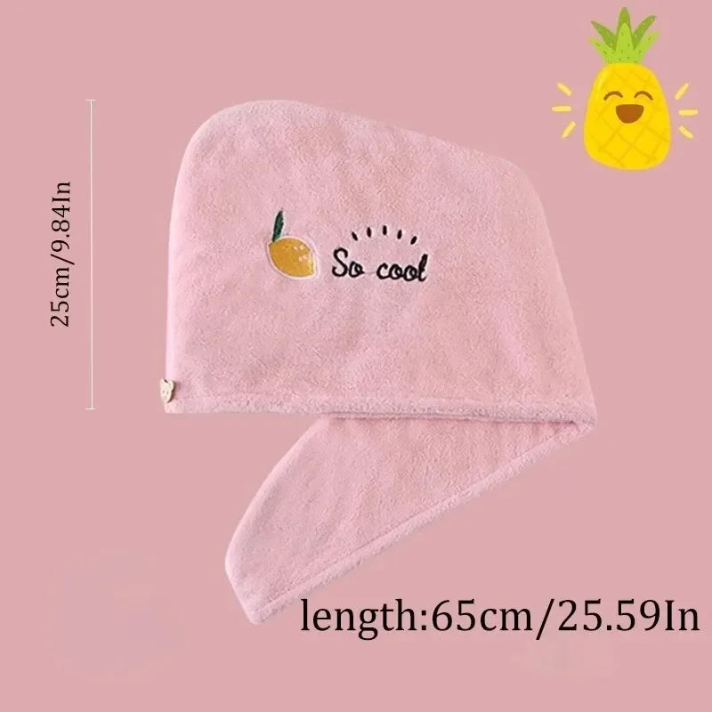 Quick‑Dry Hair Towel Wrap – Super Absorbent Soft Microfiber Head Towel for Women & Girls