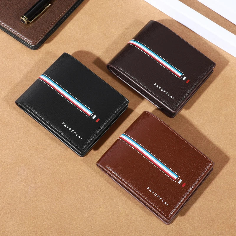 Slim Men's Wallet with Multiple Card Slots