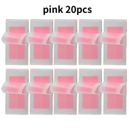 Professional Hair Removal Wax Strips – Double‑Sided Cold Strips for Legs, Body & Face (6/10/20 PCS)