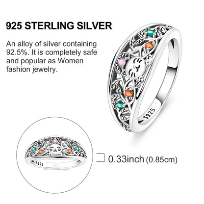 Rings Original 925 Sterling Silver Rings Simple Zircon Heart Ring For Wedding Valentine's Day Women Ring Jewelry Gift