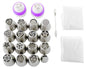27 pieces Russian mounting nozzle set cream squeezing mouth cake mounting bag DIY baking tool set