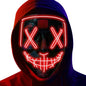 Poptrend LED Light‑Up Halloween Mask – Scary Cosplay Masquerade Mask for Festivals, Parties & Carnival Gifts