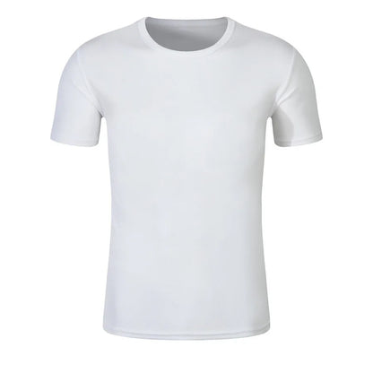 Men's Casual T-shirts Quick Dry Breathable Round Neck Short Sleeve Elastic