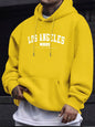 Men’s Los Angeles USA Print Hoodie – Long Sleeve Cotton Pullover