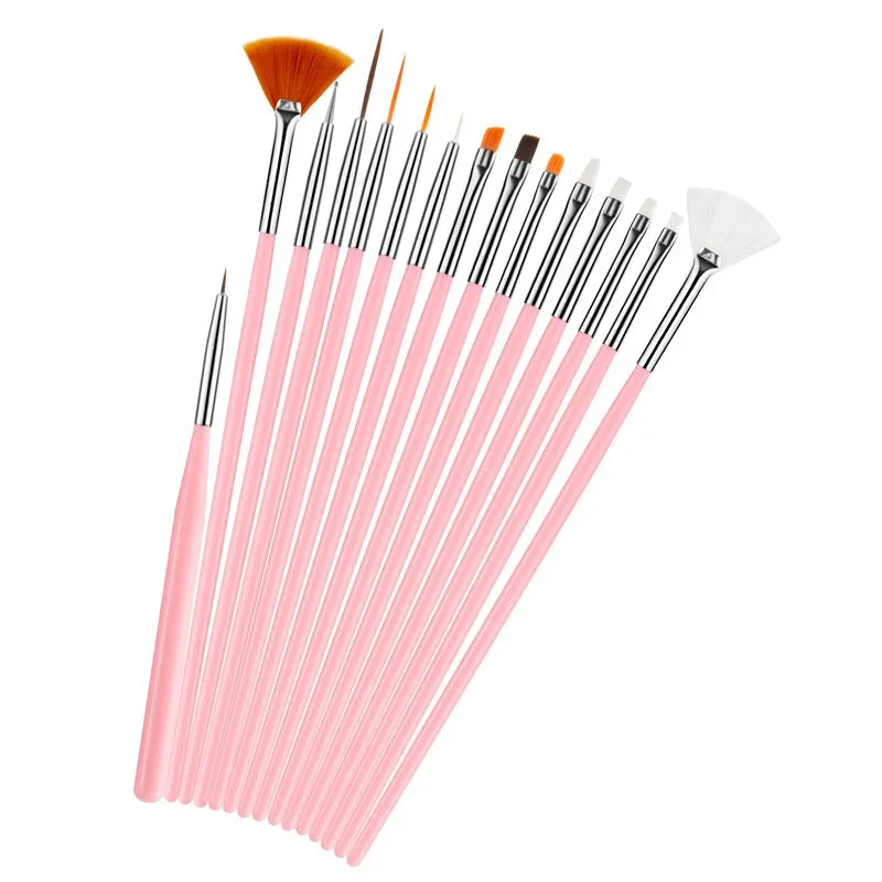 15pcs/lot Fondant Cake Painting Brush Icing Pastry Brushes Cake Decorating Tools Baking Accessories Fondant Cake Carving Pen