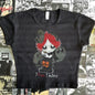 Harajuku Goth Short Sleeve Y2K Style Letter Print Fairy Grunge Summer E-girl White Crop Top Slim 2000s Star Streetwear T-shirts